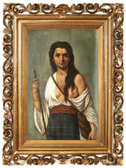 Ionică Stroja, Victorie, 1903, ulei pe pânză lipită pe carton