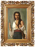 Ionică Stroja, Victorie, 1903, ulei pe pânză lipită pe carton