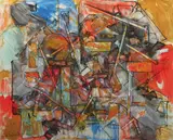 Alexandru Istrati, Composition avec rouge
