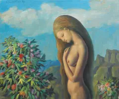 Sabin Bălașa, Inocenţă, 1987, ulei pe pânză
