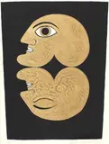 Victor Brauner, Dublu autoportret, 1963, cromolitografie