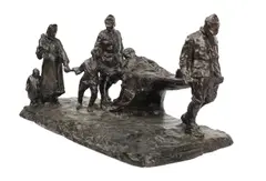 1917 by Ion Jalea, 1917-1918, bronz, sold Oct 2016