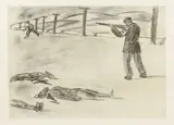 Avigdor Arikha, Mapă cu 7 reproduceri după desene, reproducere după desene