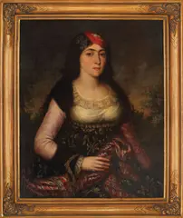 Mihail Töpler, Hătmăneasa Maria Cantacuzino, 1810-1815, ulei pe pânză