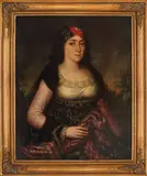Mihail Töpler, Hătmăneasa Maria Cantacuzino, 1810-1815, ulei pe pânză