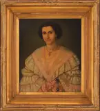 Anton Chladek, Alexandrina G. Manu (1835 - 1916), 1857-1859, ulei pe pânză