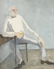 La cârciumă by Constantin Piliuță, ulei pe PFL, sold Sep 2016