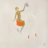 Dresoarea by Constantin Piliuță, 1986, ulei pe pânză, sold Sep 2016