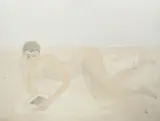 Iubire by Constantin Piliuță, 1993, ulei şi creion pe PFL, sold Sep 2016