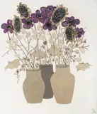 Flori de toamnă by Constantin Piliuță, ulei pe pânză, sold Sep 2016