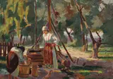 Nicolae Enea, La fântână