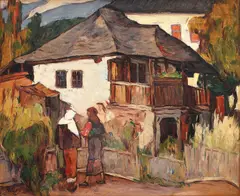 Ion Theodorescu-Sion, Muntence, ulei pe carton
