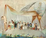 Eugeniu Barău, Pasărea destinului, 1975, ulei pe pânză