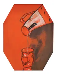 Florin Mitroi, Două vase, 1986, tempera pe placaj