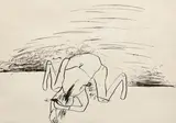 Florin Mitroi, Pedeapsă, 1978, tuş pe hârtie
