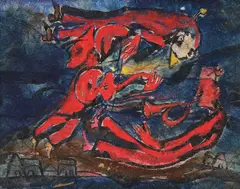 Ștefan Câlția, Muzicanţi, [1970-1971], tempera pe hârtie lipită pe carton