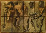 Nicolae Maniu, Ipostaze ale omului antic, 1994, ulei pe PFL