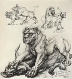 Marcel Chirnoagă, Autobiografică, 1976, peniţă pe hârtie