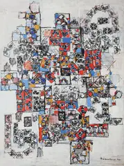 Cannes V by Natalia Dumitresco, 1989, ulei pe pânză, sold Jul 2016