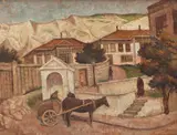 Leon Viorescu, Cișmeaua din Balcic, 1928-1929, ulei pe carton