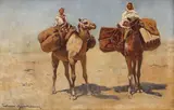 Tadeusz Ajdukiewicz, Hamali în deșert, 1902, ulei pe pânză