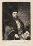 Theodor Aman, Ienăchiță Văcărescu, 1879, acvaforte și gravură cu acul