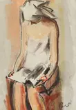 Corneliu Baba, Femeie citind