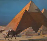 Leon Biju, Piramide în Egipt