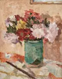 Anatol Vulpe, Vas cu flori, ulei pe hârtie