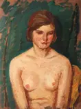 Ștefan Dimitrescu, Intimitate, ulei pe carton