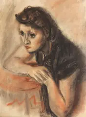 Visare by Iosif Iser, 1941, pastel pe hârtie, offered Jun 2016