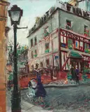 Dimitrie Berea, Stradă din Montmantre