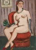 Lucia Dem(etriade) Bălăcescu, Nud cu mărgele