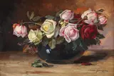 Elena Müller-Stăncescu, Vas cu trandafiri