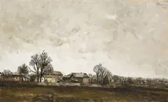 Sorin Ilfoveanu, Peisaj II, 1987, ulei pe pânză
