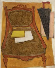 Diet Sayler, Scaun, 1964, ulei pe placaj de lemn
