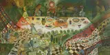 Aurel Gheorghiu, Basm, 1997, ulei pe pânză