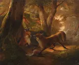 Wilhelm Reinhardt, În inima pădurii, ulei pe pânză
