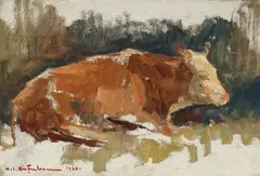 Honoriu Creţulescu, Mândruța, 1960, ulei pe carton