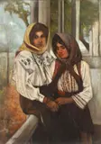 Constantin Pascali, Surorile, 1917, ulei pe pânză