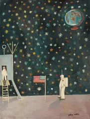 Aselenizare by Petru Vintilă, ulei pe pânză, offered Apr 2016