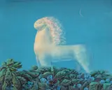 Zori by Sabin Bălașa, 1989, ulei pe pânză, sold Apr 2016