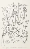 Fierăria lui Lazăr by Ștefan Câlția, 2015, serigrafie, sold Mar 2016
