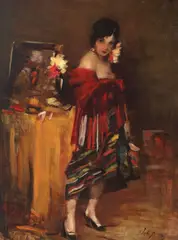 Bertalan Vigh, Spaniola, ulei pe pânză