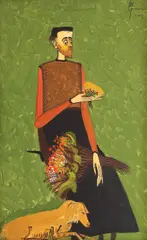 Florarul by Sorin Ilfoveanu, 2007, acrilic pe pânză, sold Mar 2016