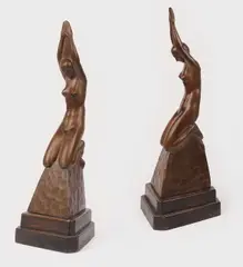 Peer Merlöe, Atleta, 1931, lemn