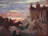 Honoriu Creţulescu, Castelul Bran