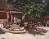 Ipolit Strâmbu, La cârciumă