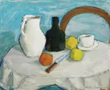 Radu Boureanu, Natură statică de dimineaţă, guaşă pe PFL