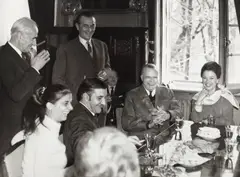 Ion Miclea, Radu Boureanu împreună cu Zaharia Stancu și Shirley Temple, anii '70